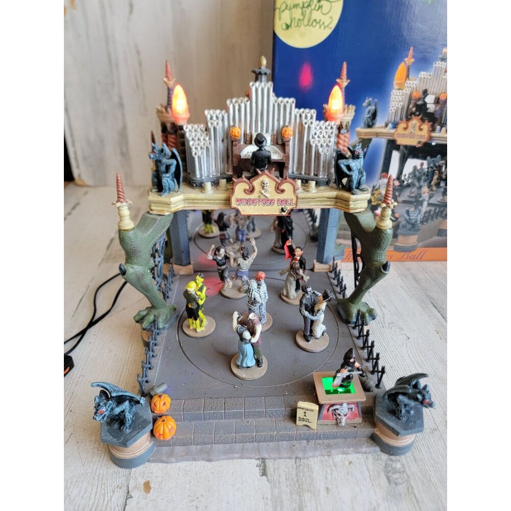 Lemax AS IS Monsters Ball Halloween Village accessory‎ spooky town